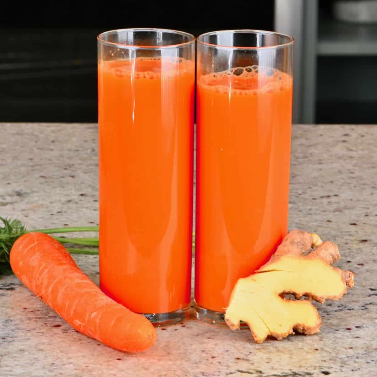 Fresh Carrot Ginger Juice: 2 Easy Methods for Your Morning Zing